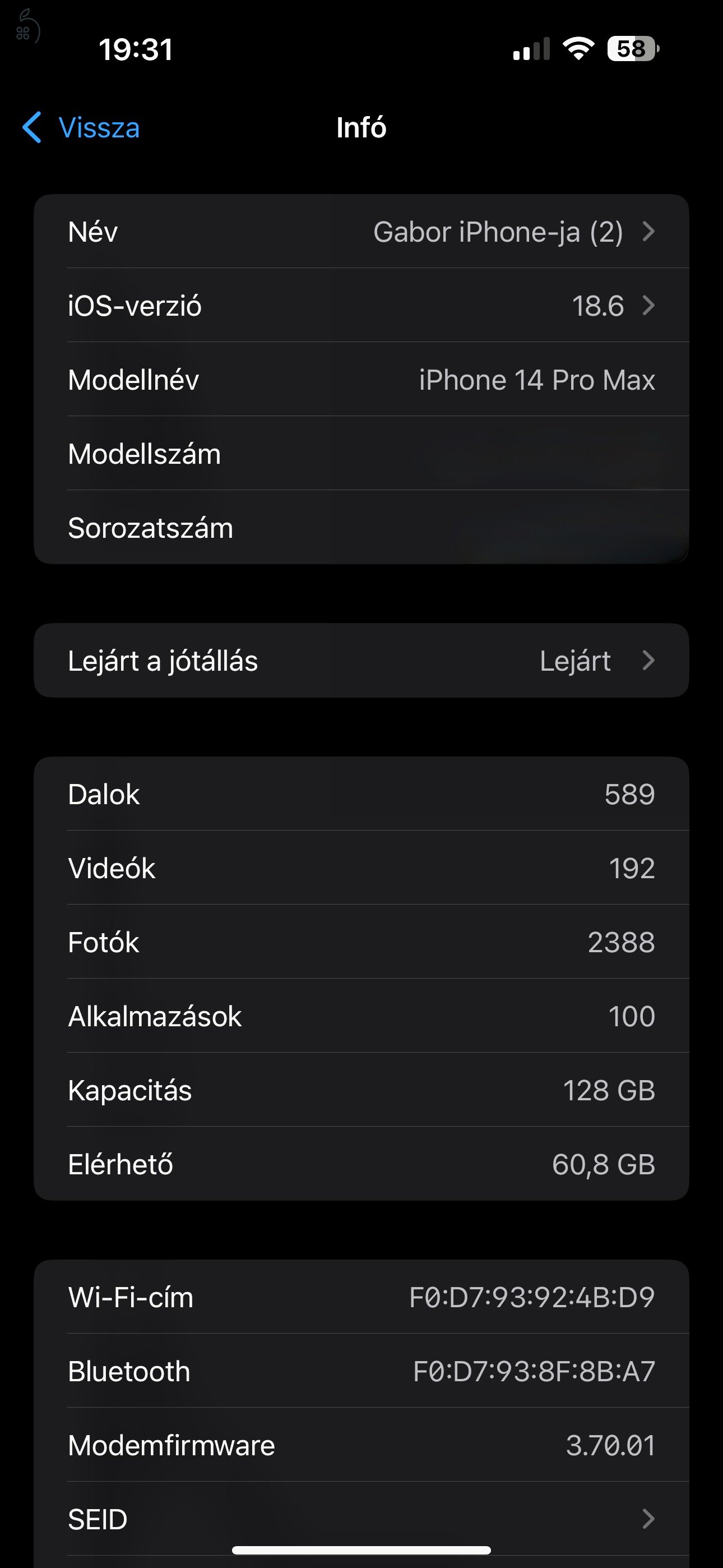 iPhone 14 pro max magánszemélytől független első tulaj