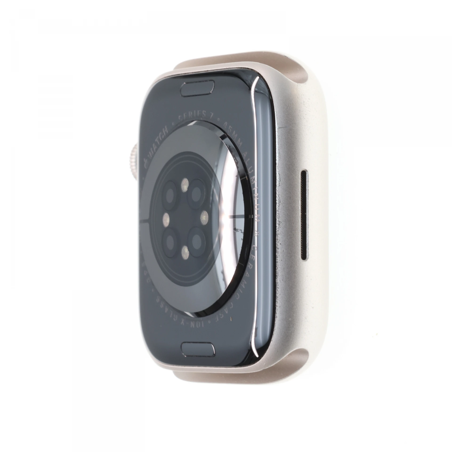!! 1 ÉV GARANCIA !! Apple Watch Series 7 45mm Starlight 100% GPS