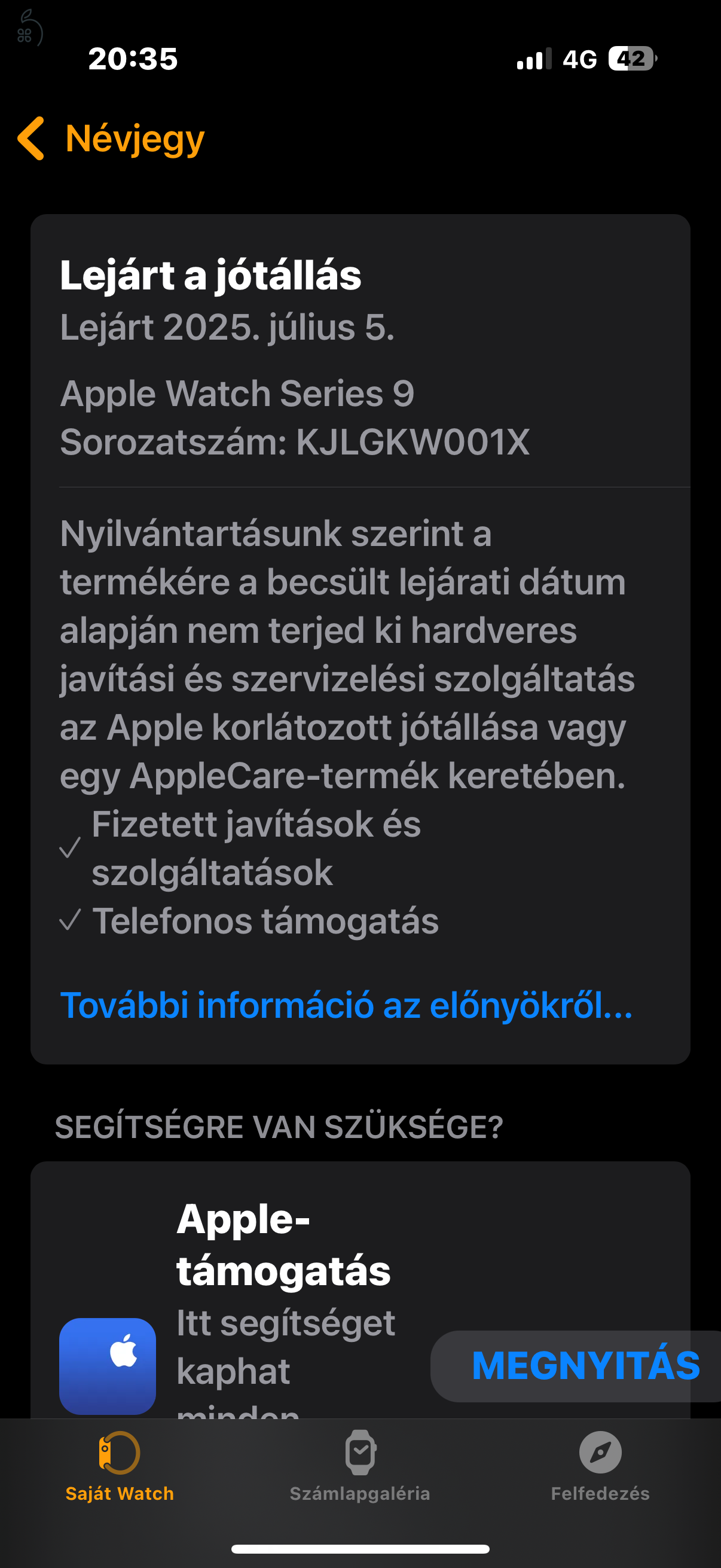 Apple Watch S9 45mm gps silver
