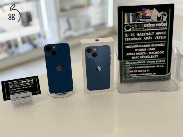 iPhone 13 Mini 128GB Független Használt/1-3 hónap gar./Akku 84%/p4357