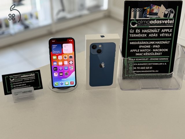 iPhone 13 Mini 128GB Független Használt/1-3 hónap gar./Akku 84%/p4357
