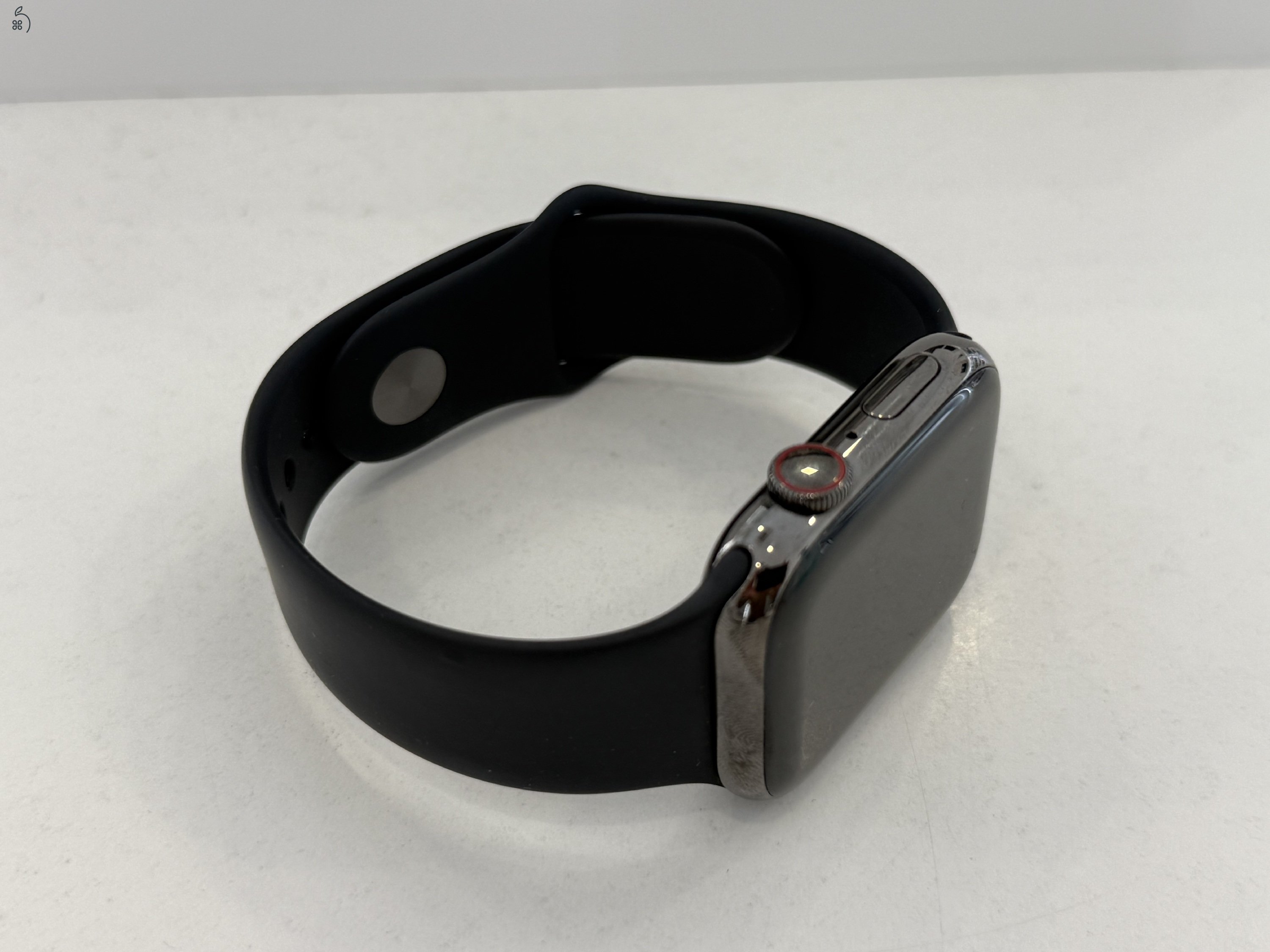 Apple Watch 9 45mm Újszerű Cellular Rozsdamentes Acél/Akku 98%/p4358