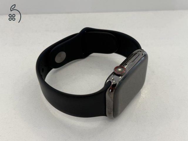 Apple Watch 9 45mm Újszerű Cellular Rozsdamentes Acél/Akku 98%/p4358