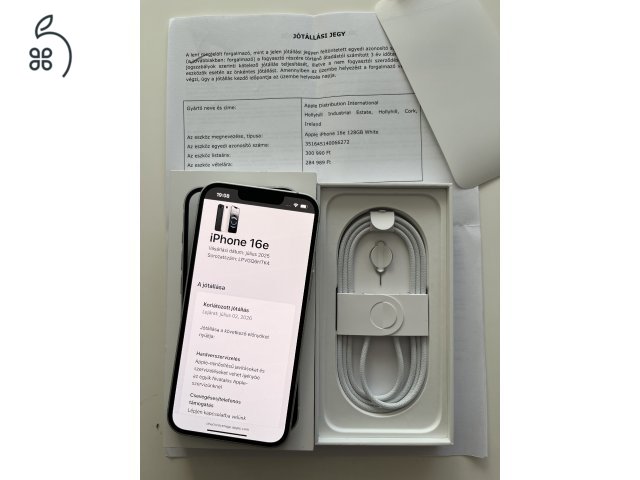 iPhone 16e 128GB Új!