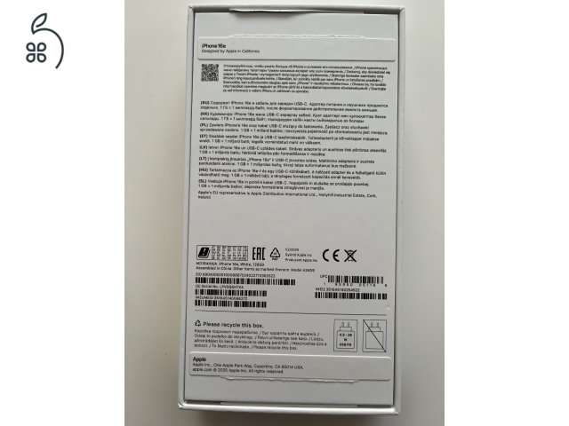 iPhone 16e 128GB Új!