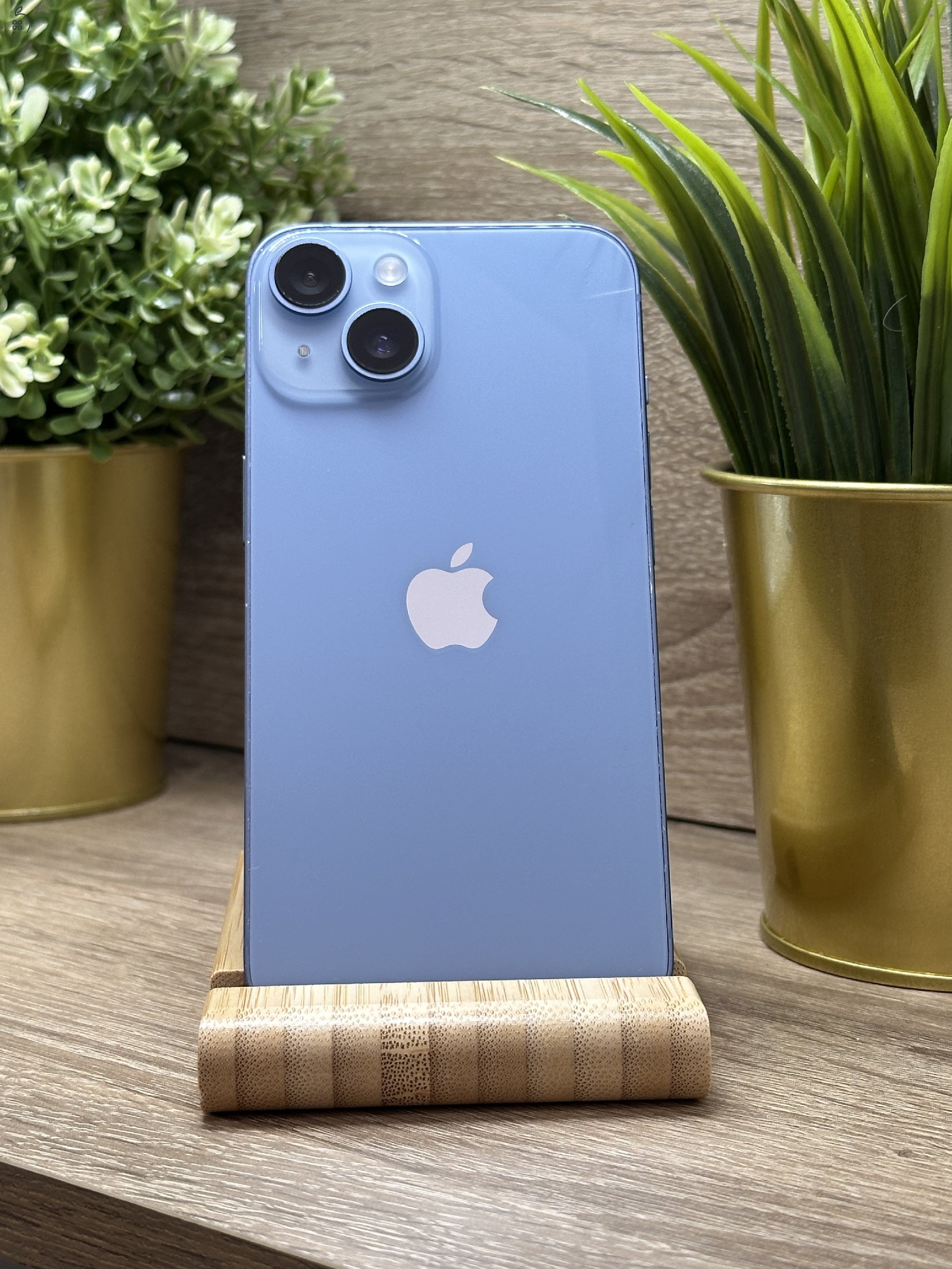 iPhone 14 256GB Kék, Független - Garancia, Számla 