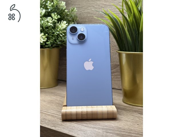  iPhone 14 256GB Kék, Független - Garancia, Számla 