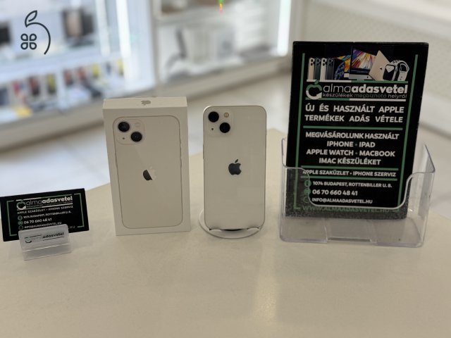 iPhone 13 128GB Újszerű Független/1-3 hónap gar./Akku 100%/p4359