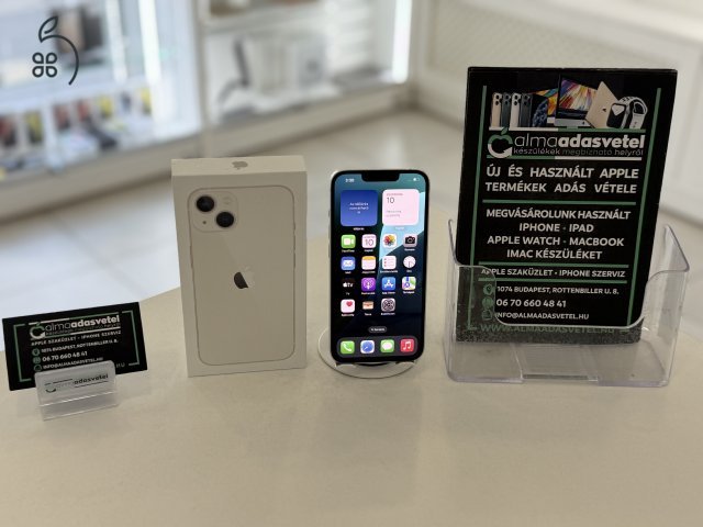 iPhone 13 128GB Újszerű Független/1-3 hónap gar./Akku 100%/p4359