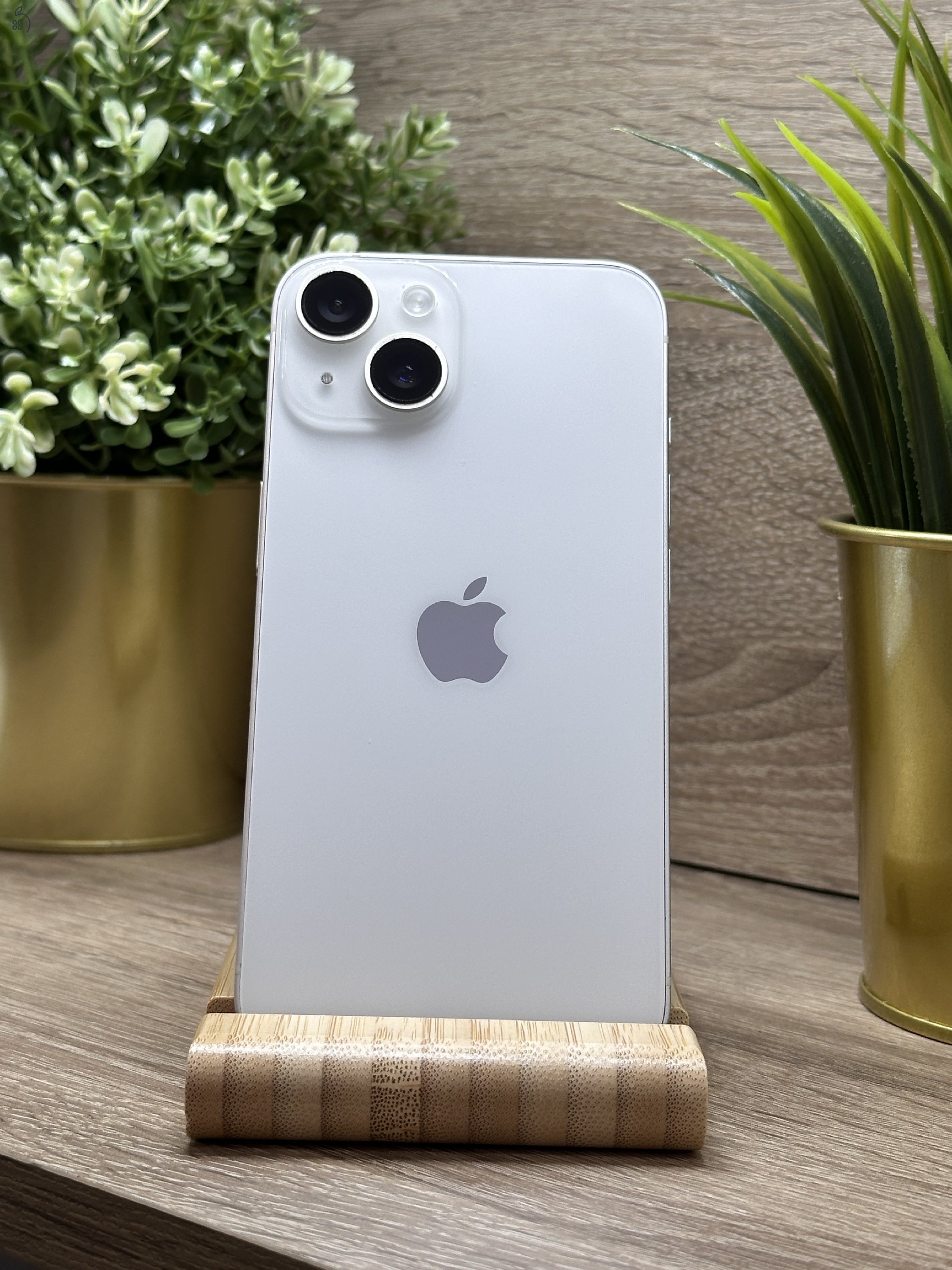  iPhone 14 128GB Fehér, Független - Garancia, Számla 