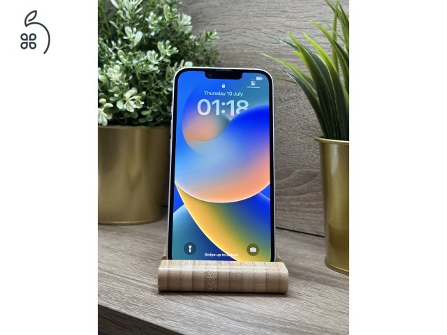  iPhone 14 128GB Fehér, Független - Garancia, Számla 