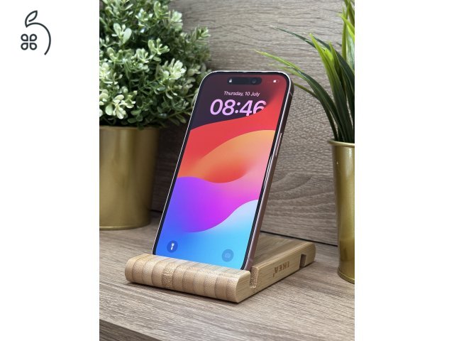  iPhone 15 128GB Rózsaszín, Független - Garancia, Számla 