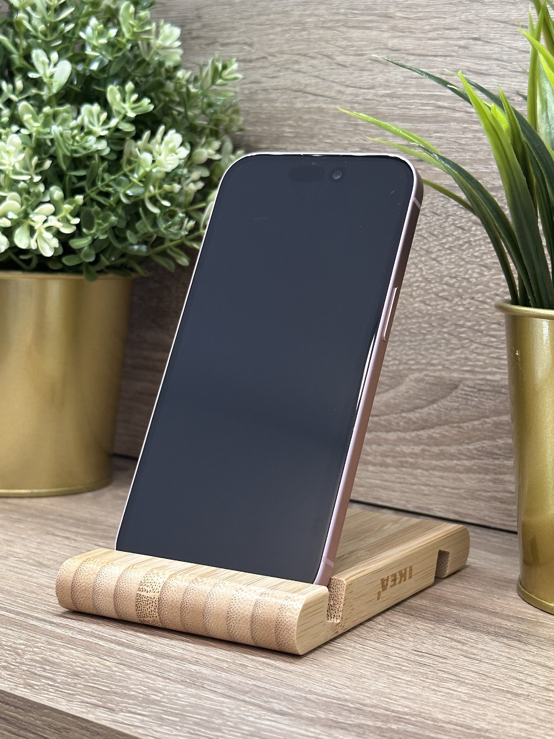  iPhone 15 128GB Rózsaszín, Független - Garancia, Számla 