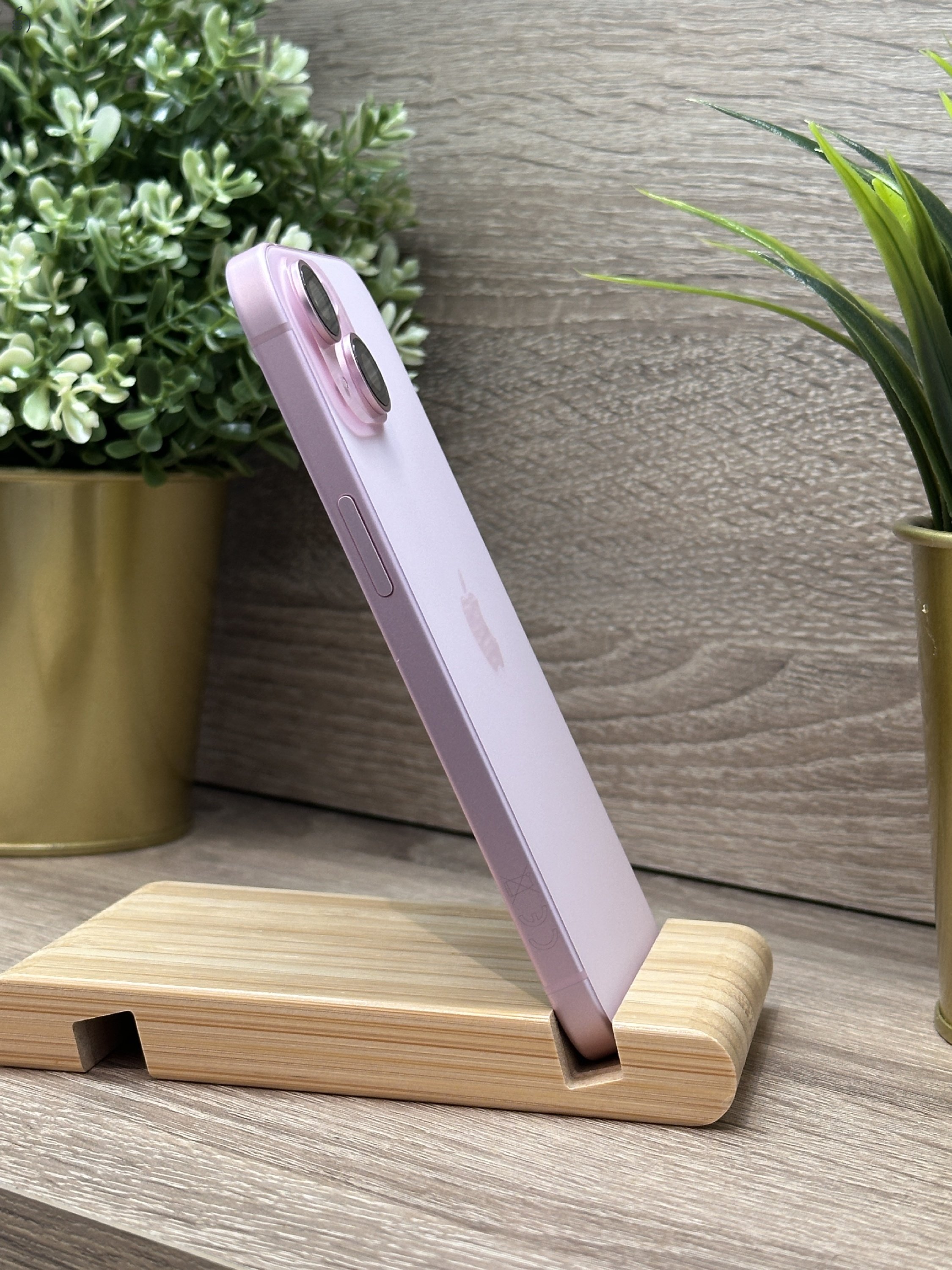  iPhone 15 128GB Rózsaszín, Független - Garancia, Számla 