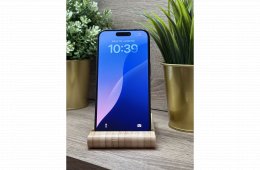  iPhone 15 Pro 256GB Fekete, Független - Garancia, Számla 
