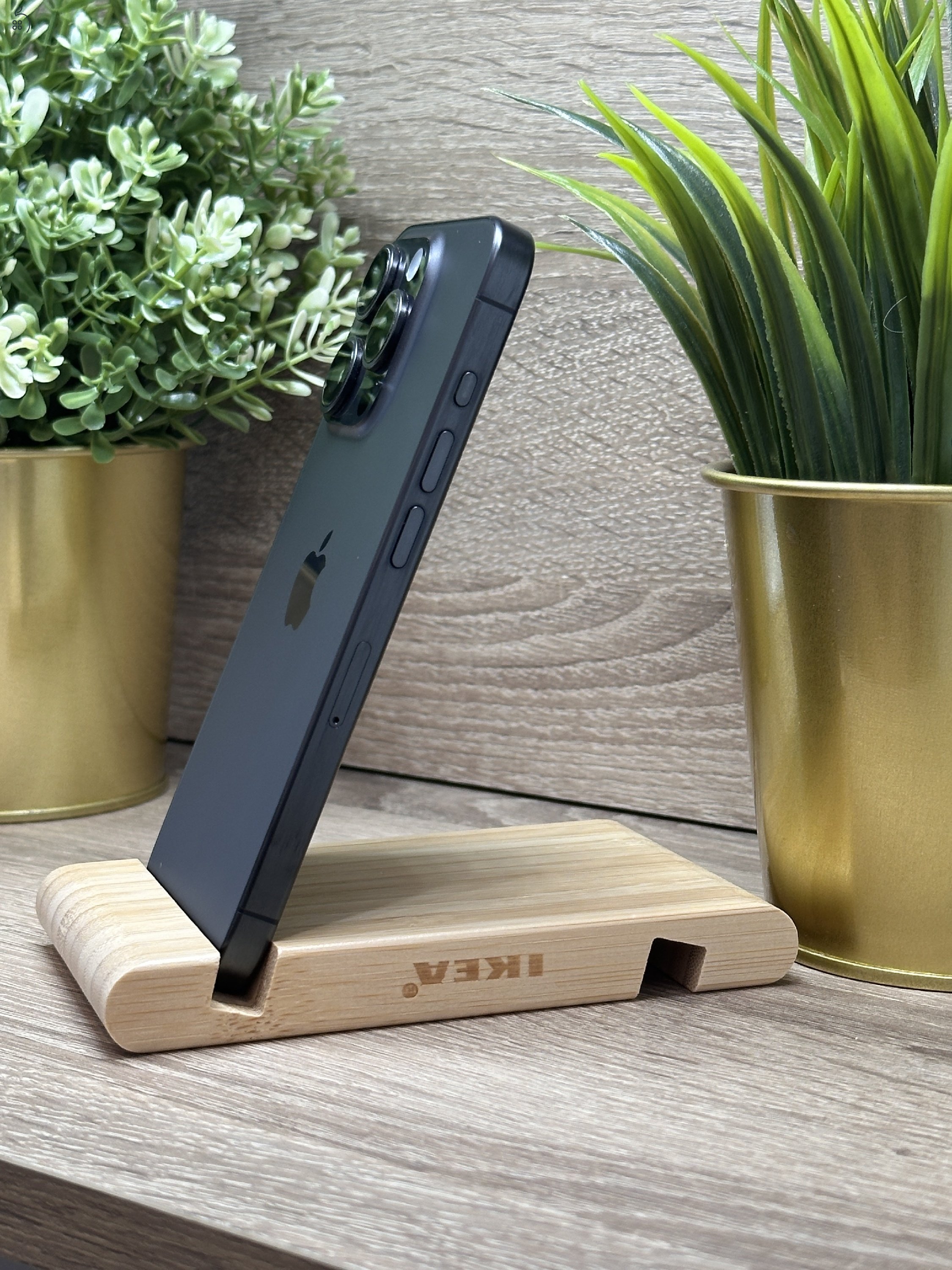  iPhone 15 Pro 256GB Fekete, Független - Garancia, Számla 