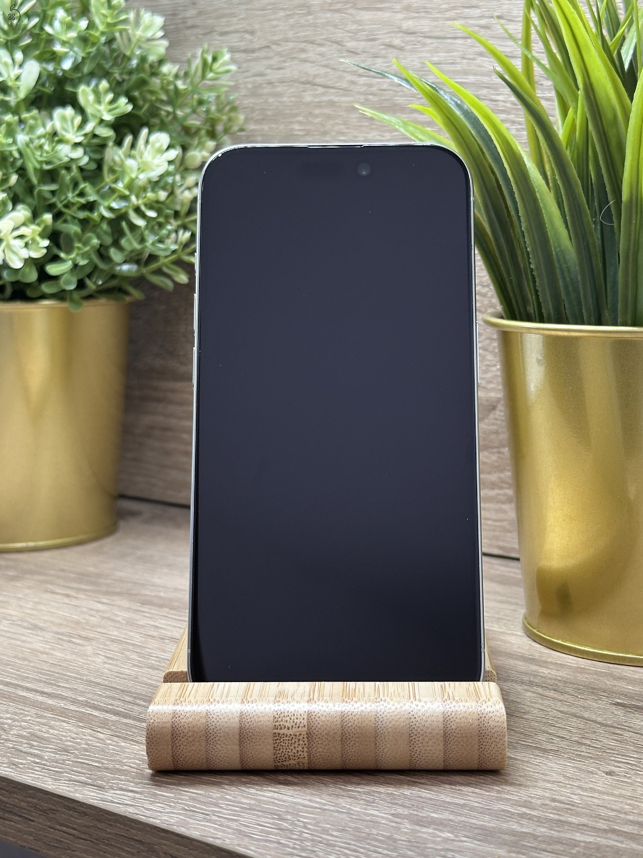  iPhone 15 Pro 256GB Fehér, Független - Garancia, Számla 