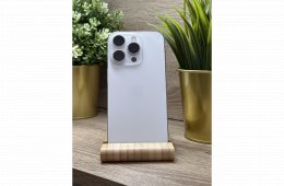  iPhone 15 Pro 256GB Fehér, Független - Garancia, Számla 