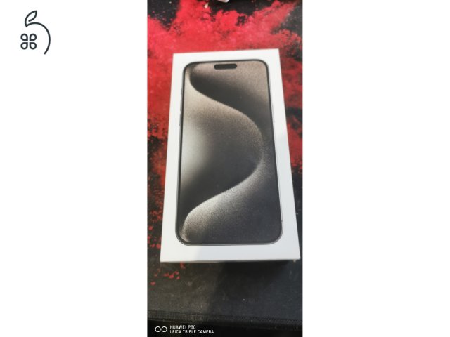 Eladó IPhone 15 pro max 100% AKKU 256gb natur titanium 