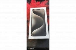 Eladó IPhone 15 pro max 100% AKKU 256gb natur titanium 