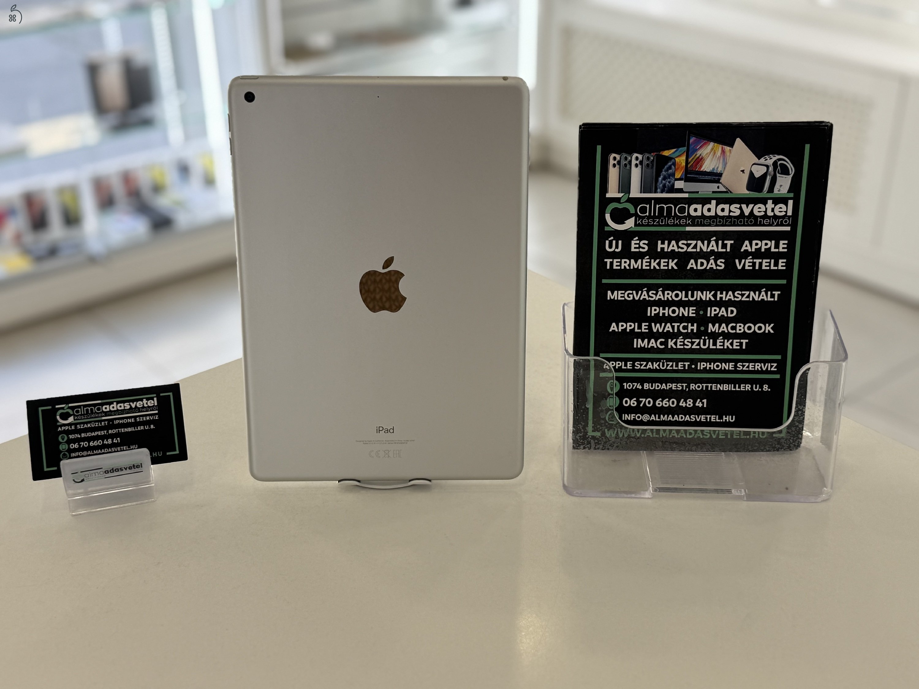 iPad 7th. 128GB Wifi Újszerű/1-3 hónap gar./Akku 88%/p4361