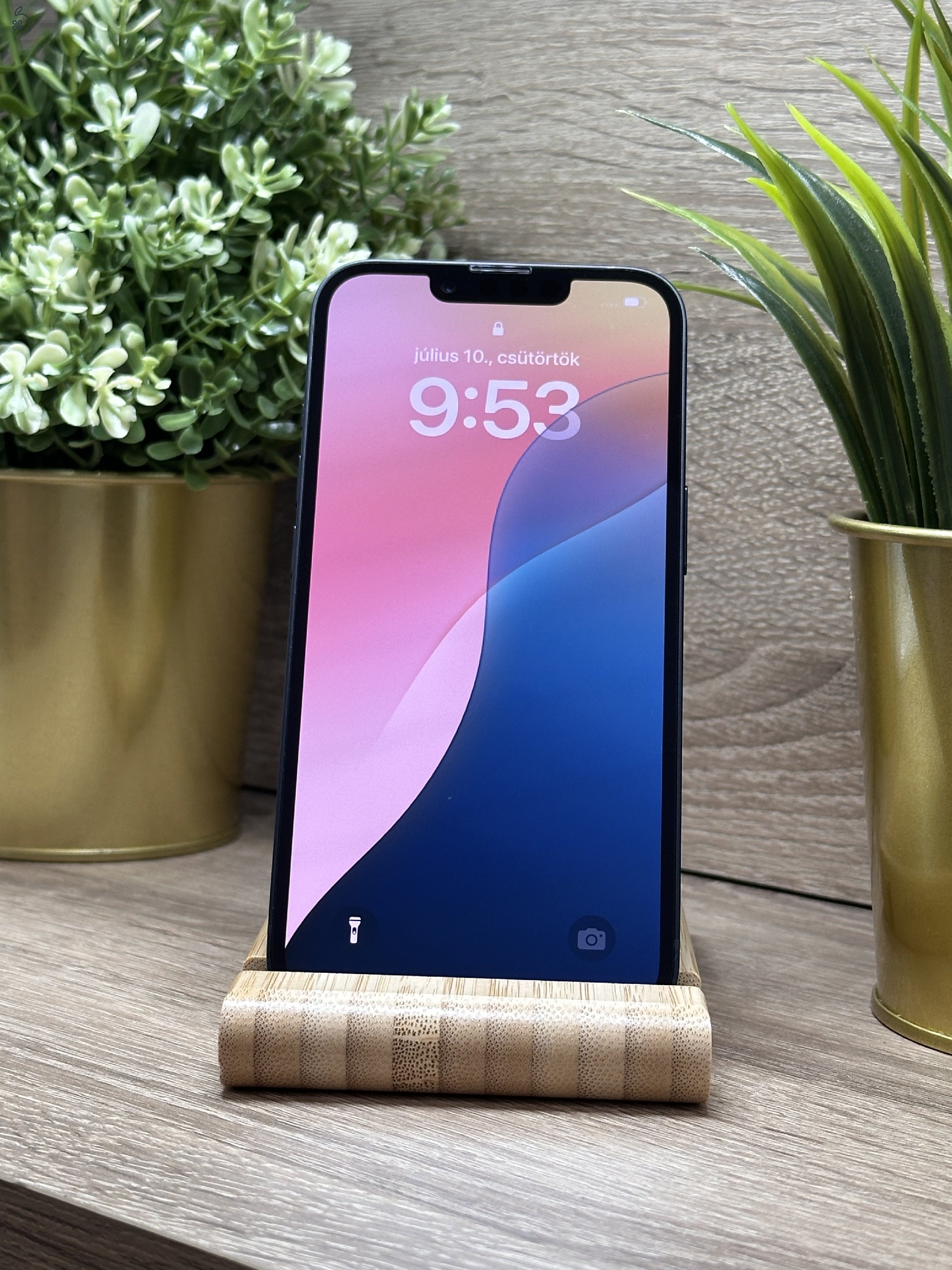  iPhone 14 256GB Fekete, Független - Garancia, Számla 