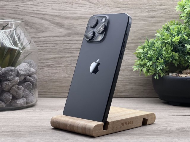 Hibátlan iPhone 15 Pro Max Black Titanium 256GB 2 ÉV Garanciával Számlával Aksi 90%