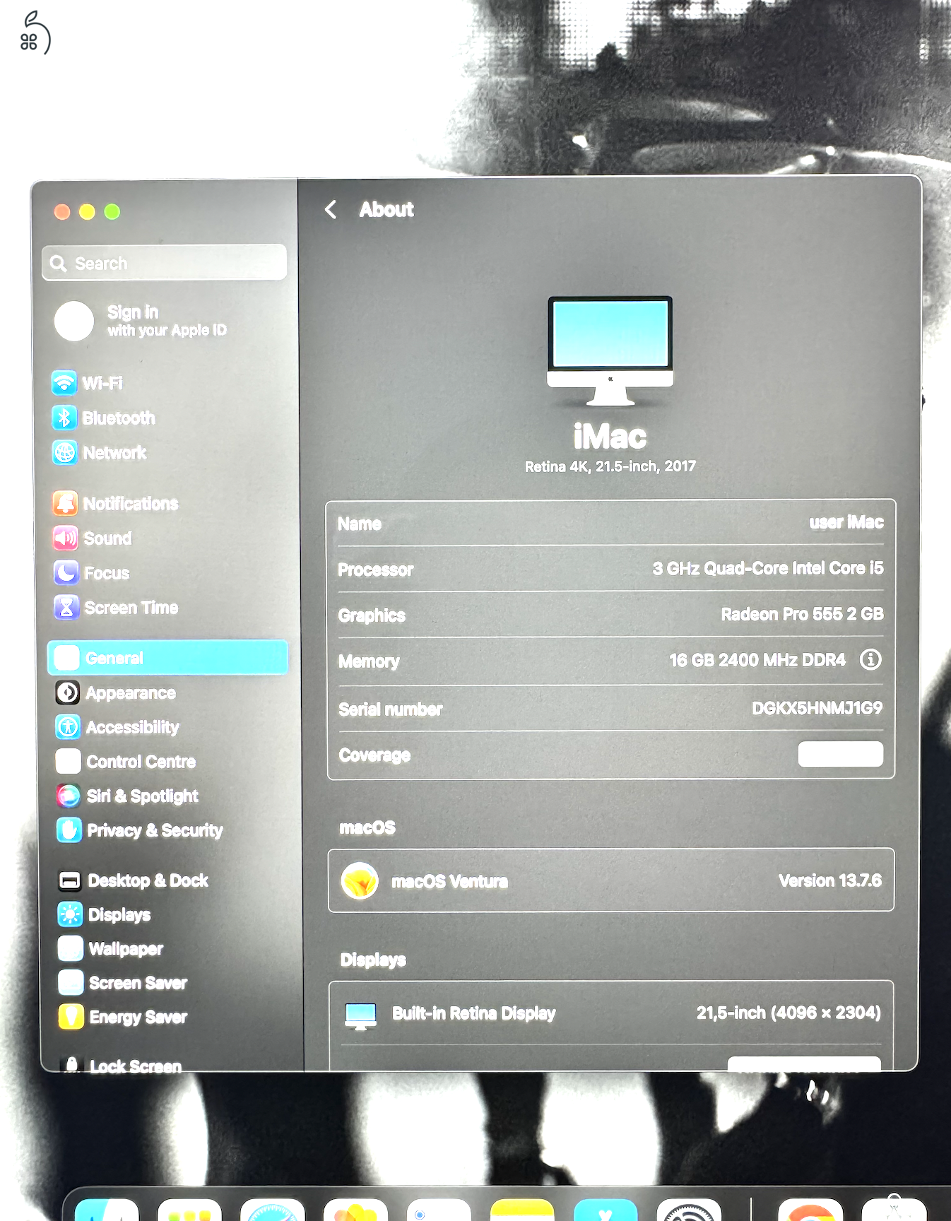 iMac Retina 4K, 21.5-inch, 2017