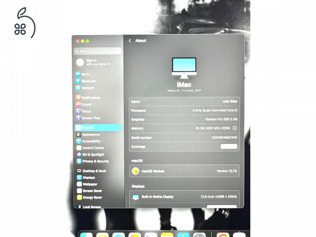 iMac Retina 4K, 21.5-inch, 2017