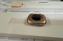 Apple Watch Series 10, 42mm, Rose Gold Aluminium case with light blush sport band S/M, Icenter!