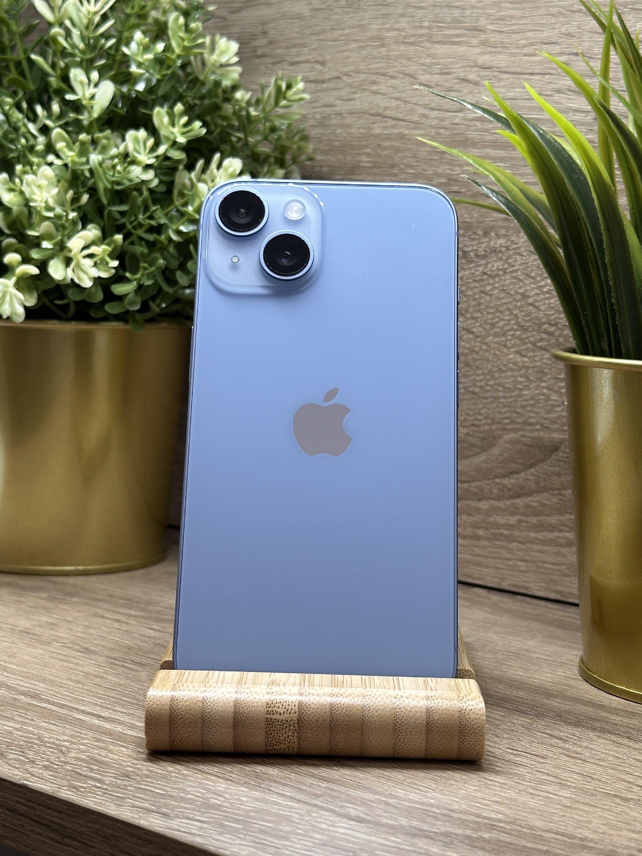  iPhone 14 128GB Kék, Független - Garancia, Számla 
