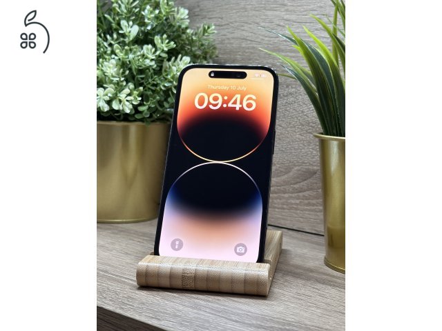  iPhone 14 Pro 128GB Fekete, Független - Garancia, Számla 