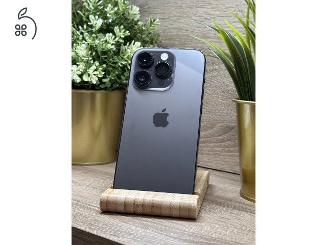 iPhone 14 Pro 128GB Fekete, Független - Garancia, Számla 