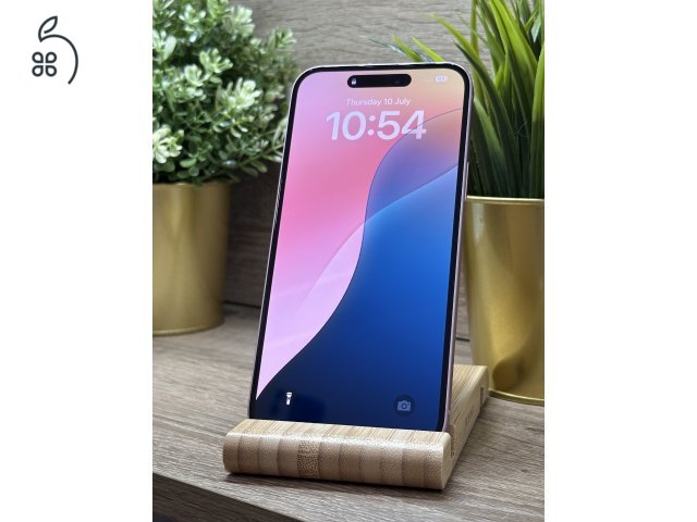  iPhone 15 Plus 128GB Rózsaszín, Független - Garancia, Számla 