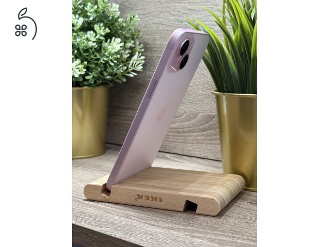  iPhone 15 Plus 128GB Rózsaszín, Független - Garancia, Számla 