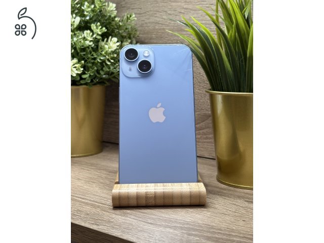  iPhone 14 128GB Kék, Független - Garancia, Számla 