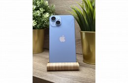  iPhone 14 128GB Kék, Független - Garancia, Számla 