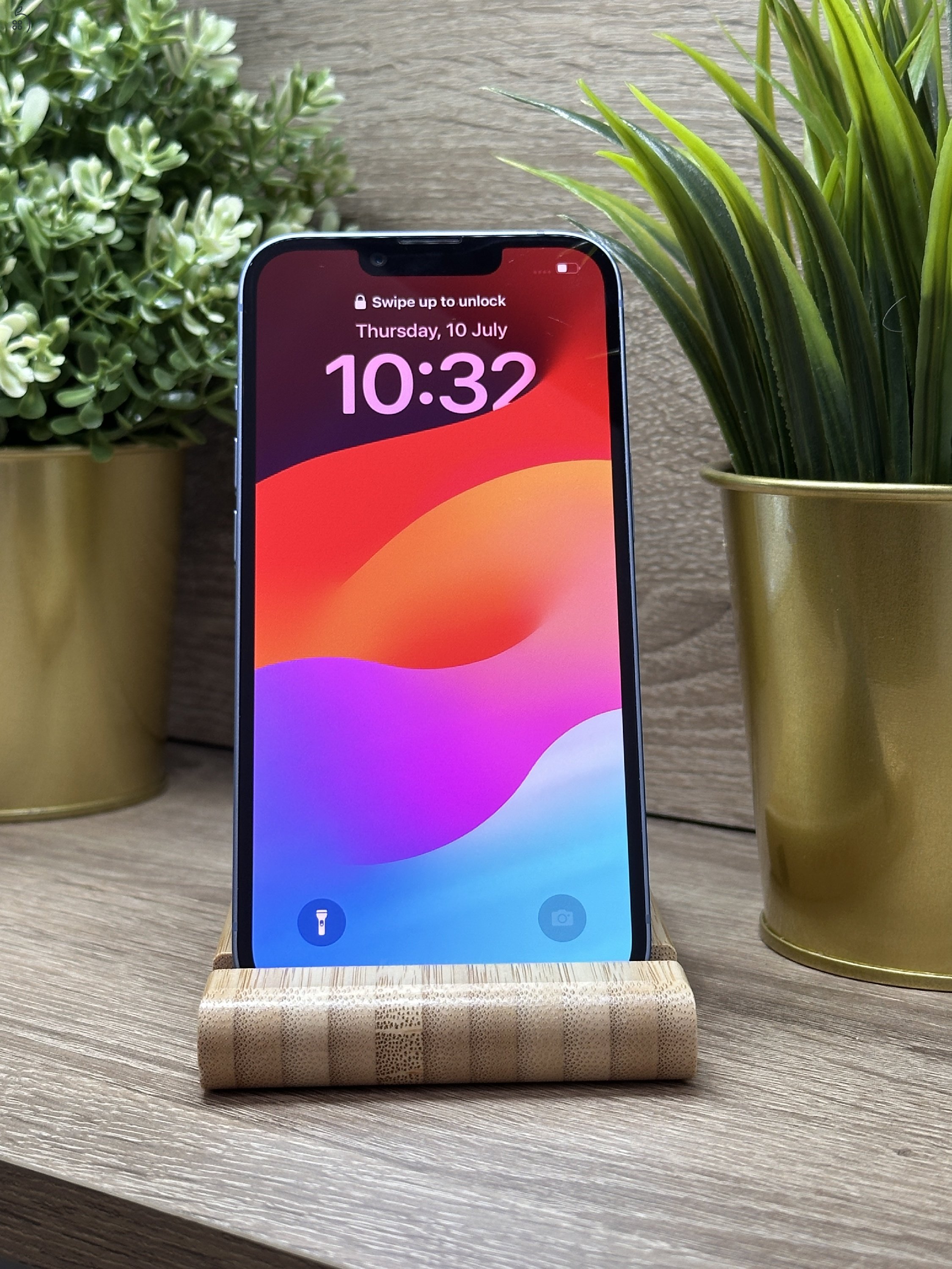  iPhone 14 128GB Kék, Független - Garancia, Számla 