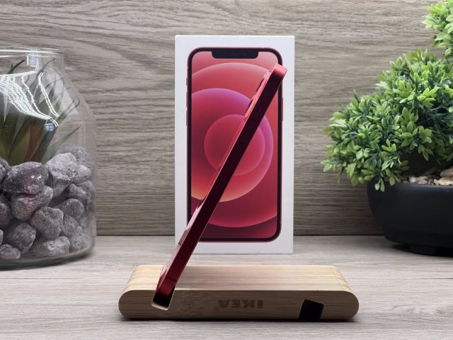 Hibátlan iPhone 12 Red 64GB 2 ÉV Garanciával Számlával Aksi 100%