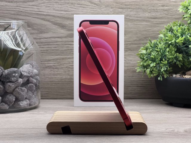Hibátlan iPhone 12 Red 64GB 2 ÉV Garanciával Számlával Aksi 100%
