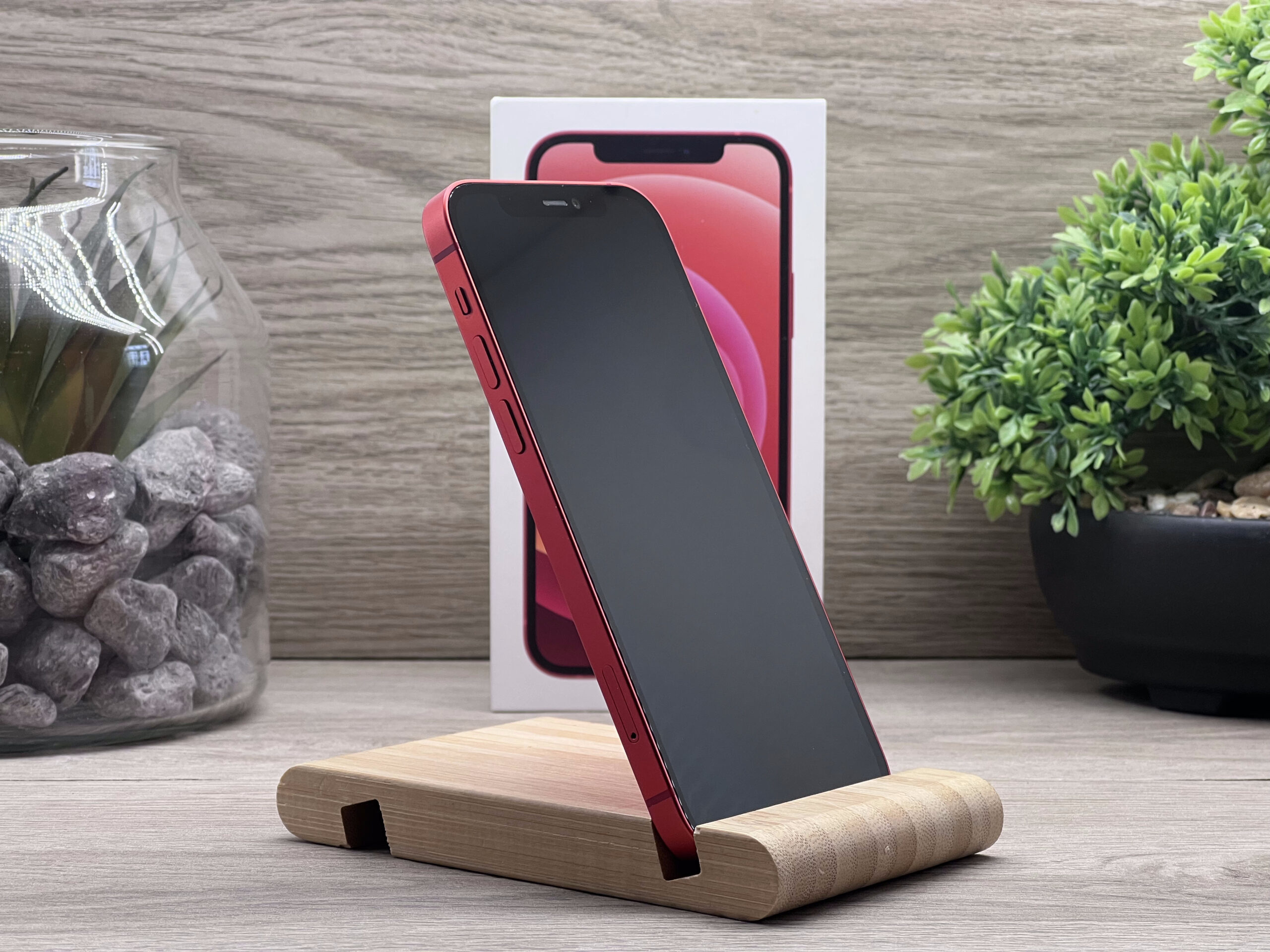 Hibátlan iPhone 12 Red 64GB 2 ÉV Garanciával Számlával Aksi 100%