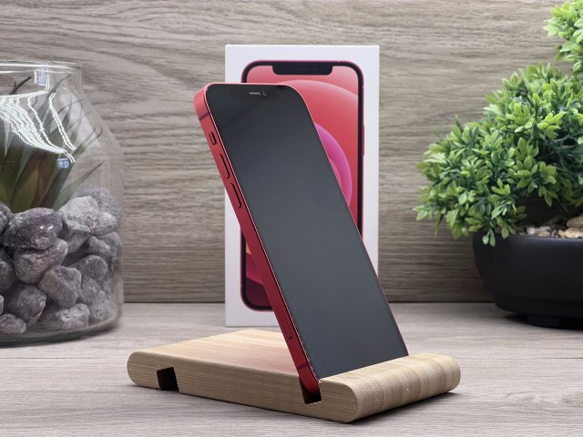 Hibátlan iPhone 12 Red 64GB 2 ÉV Garanciával Számlával Aksi 100%