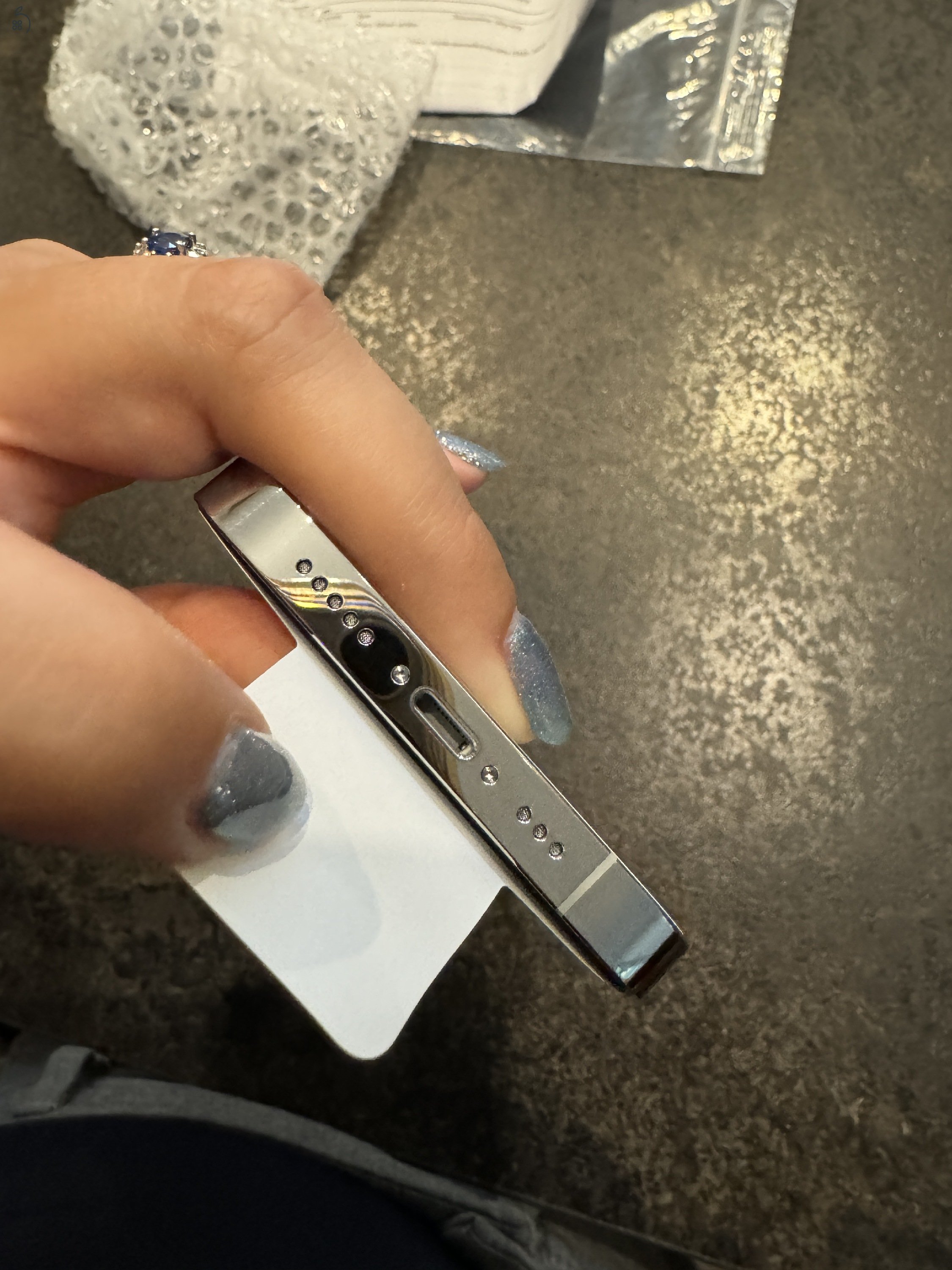 Új Silver iPhone 14 pro 128 gb