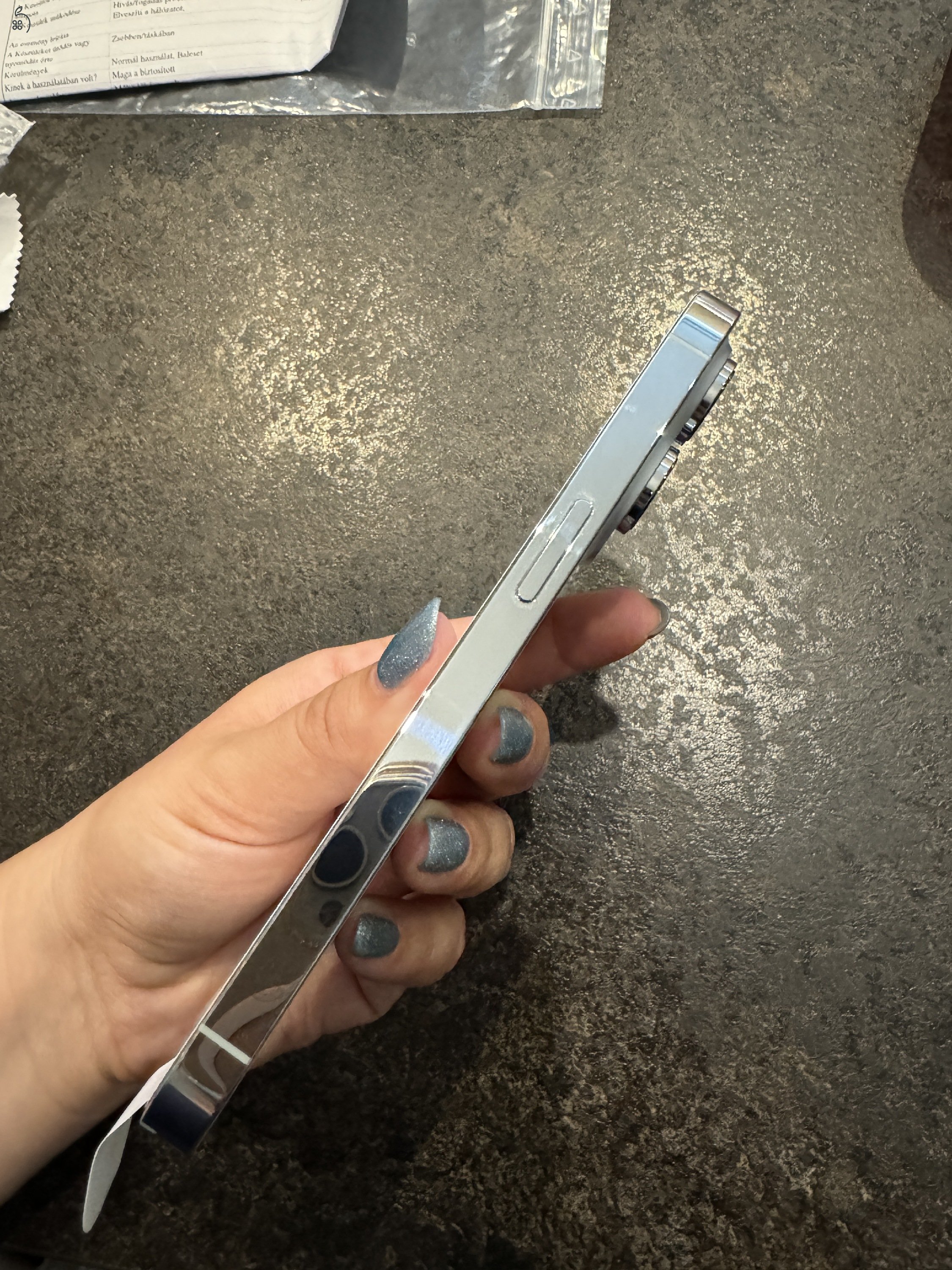 Új Silver iPhone 14 pro 128 gb