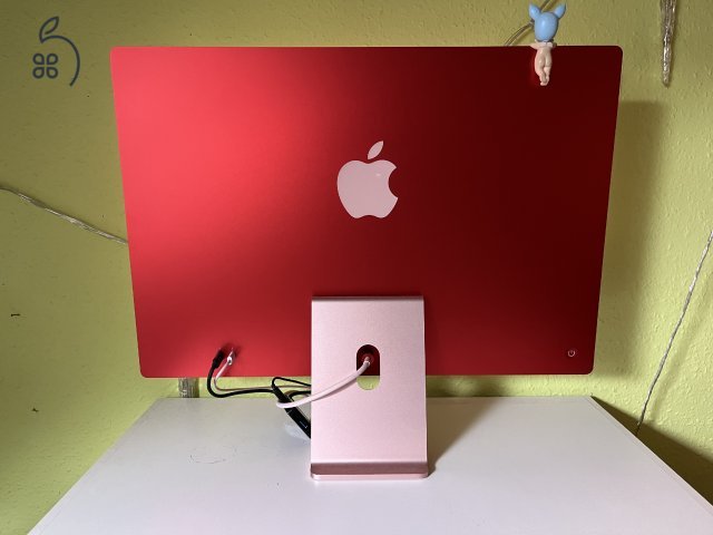 Apple iMac 24 M3 8GB/256GB Pink Magyar Billentyűzet