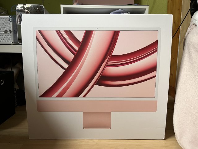 Apple iMac 24 M3 8GB/256GB Pink Magyar Billentyűzet