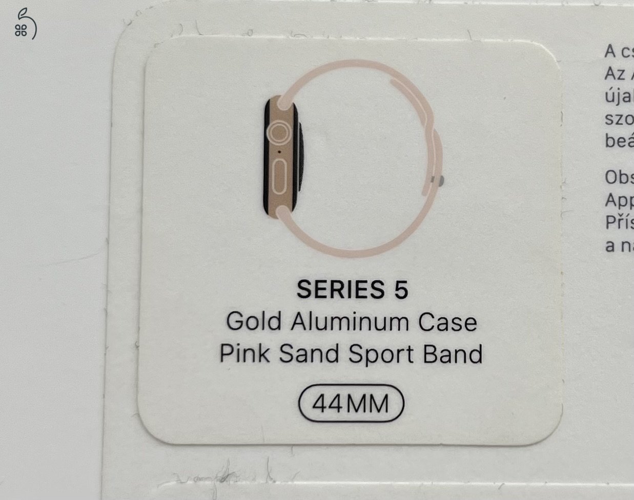 Apple Watch Series 5 – 44 mm  | TÖRÖTT KIJELZŐVEL