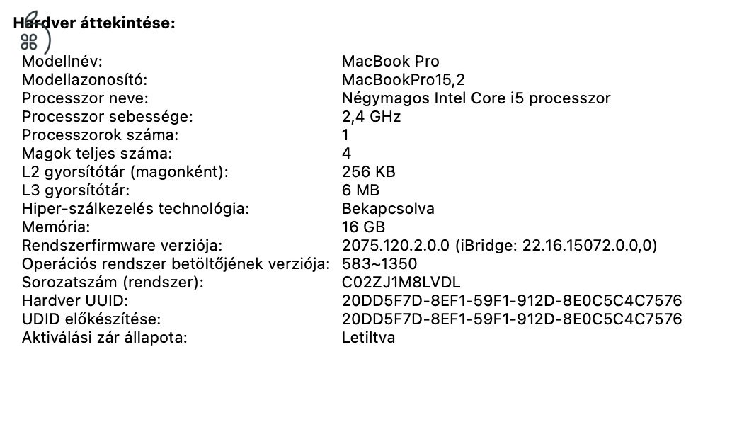 MacBook Pro 2020 13