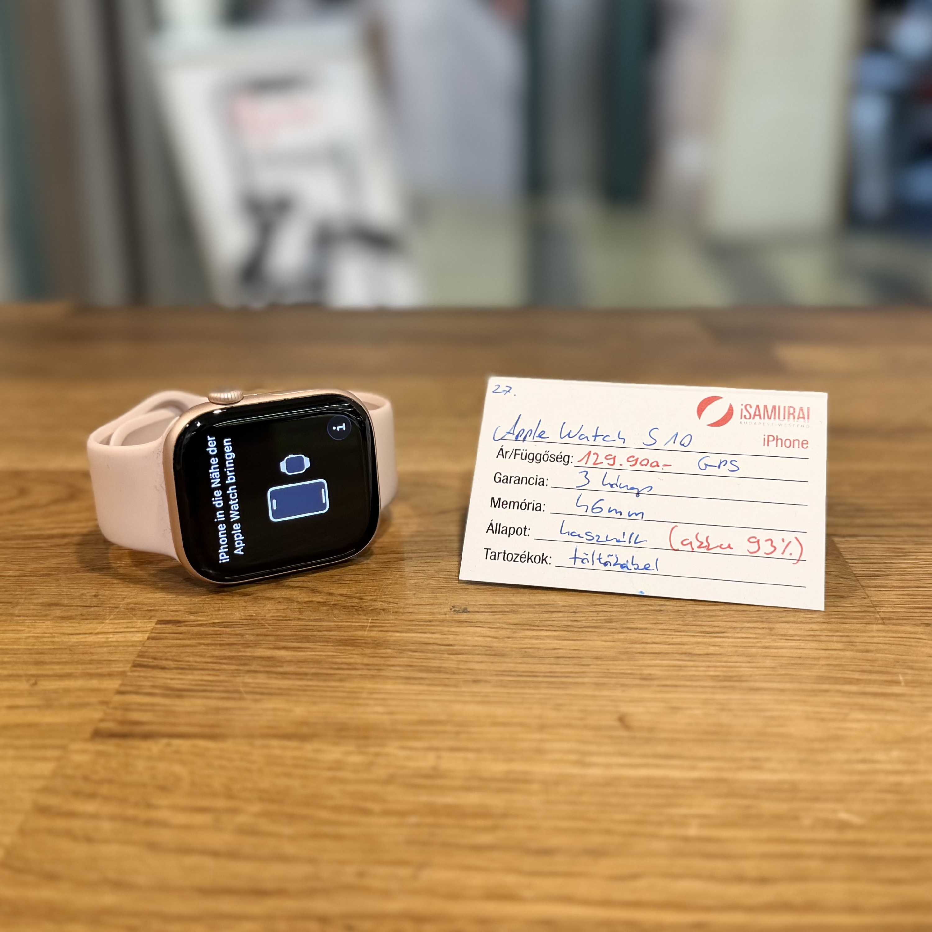 27. Apple Watch Series 10 - GPS - 46 mm - Rosegold