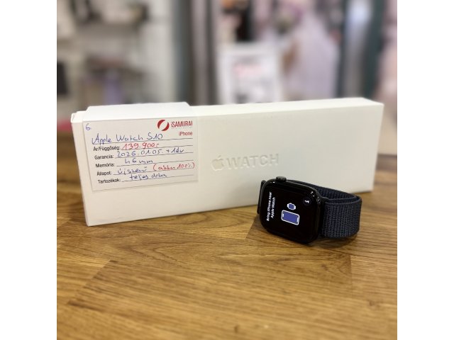 6. Apple Watch Series 10 - GPS - 46 mm - APPLE GAR  2027 - 100% AKKU
